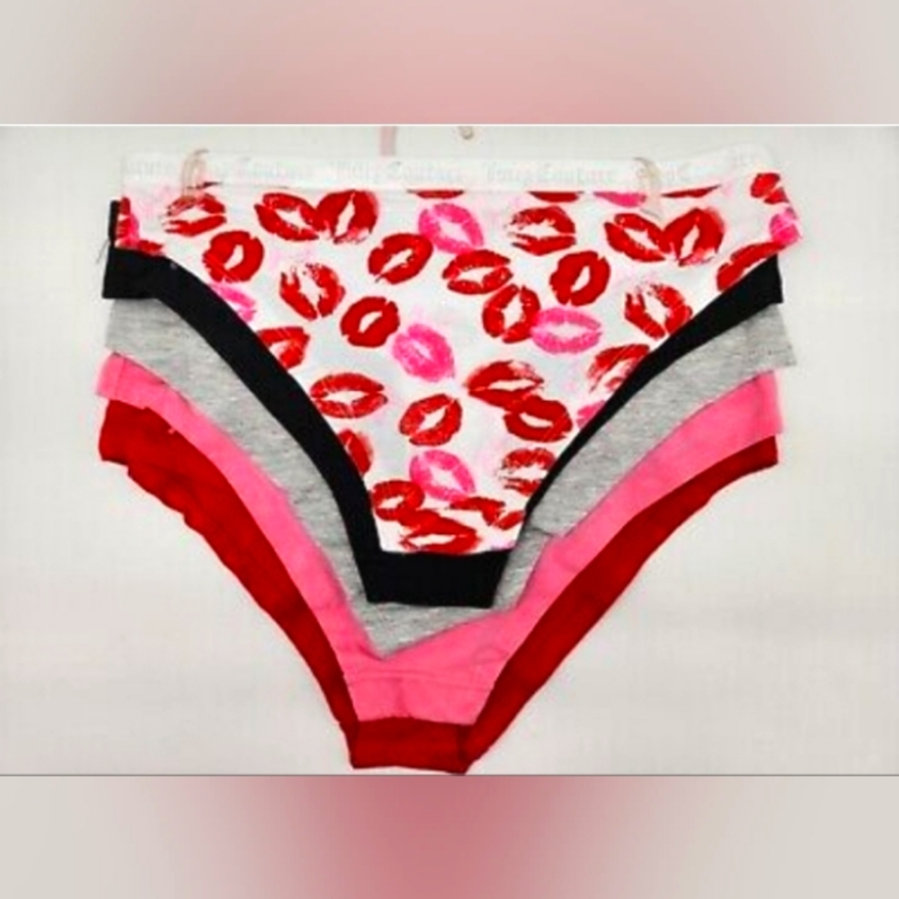 NWT Juicy Couture 5 pack women's Medium Stretch Cotton panties